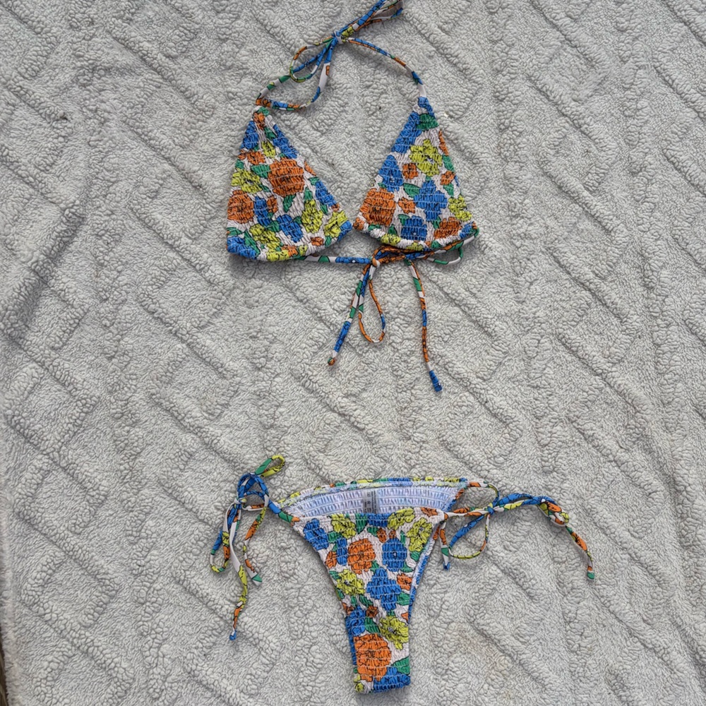 Colorful Floral Bikini Set